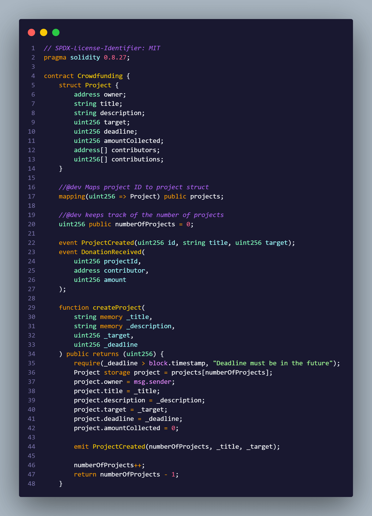 Code snippet 3